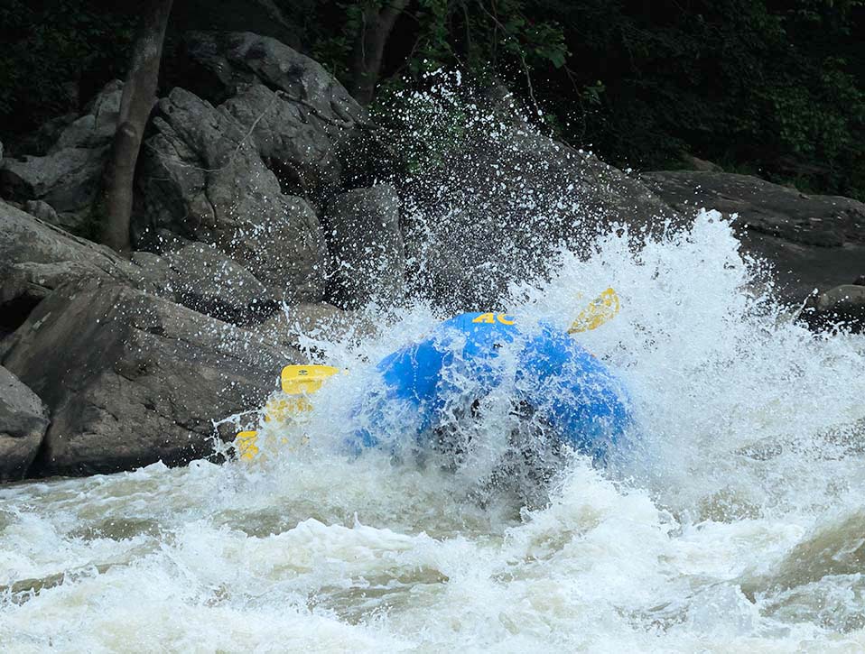 White water rafting on the New River in West Virginia