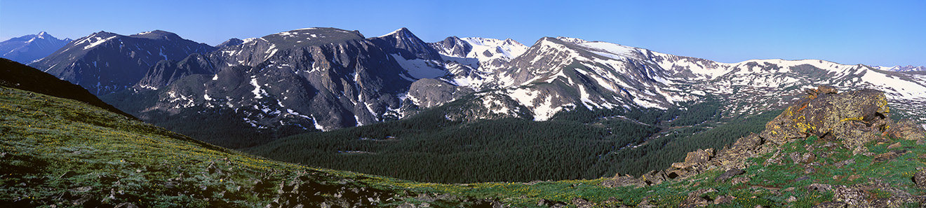 Panorama in Rocky Maountain National Park