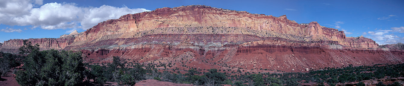 North end of Waterpopcket Fold in Capital Reef Nat. Park