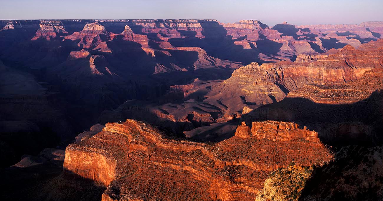 Grand Canyon at sunset from Hopi Point